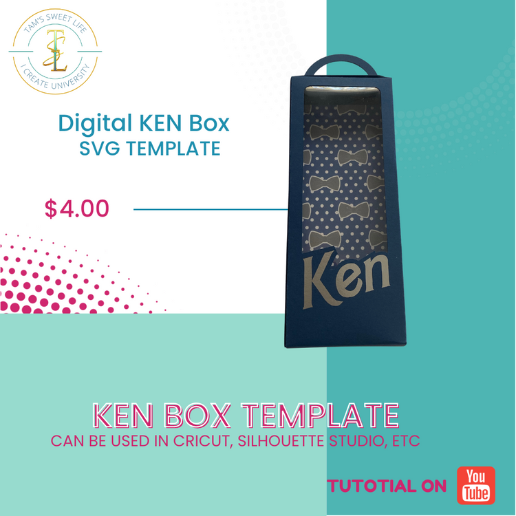 Digital Ken Box Template SVG