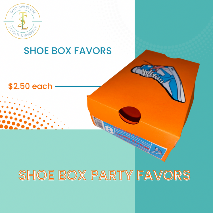 Shoe Box Party Favors