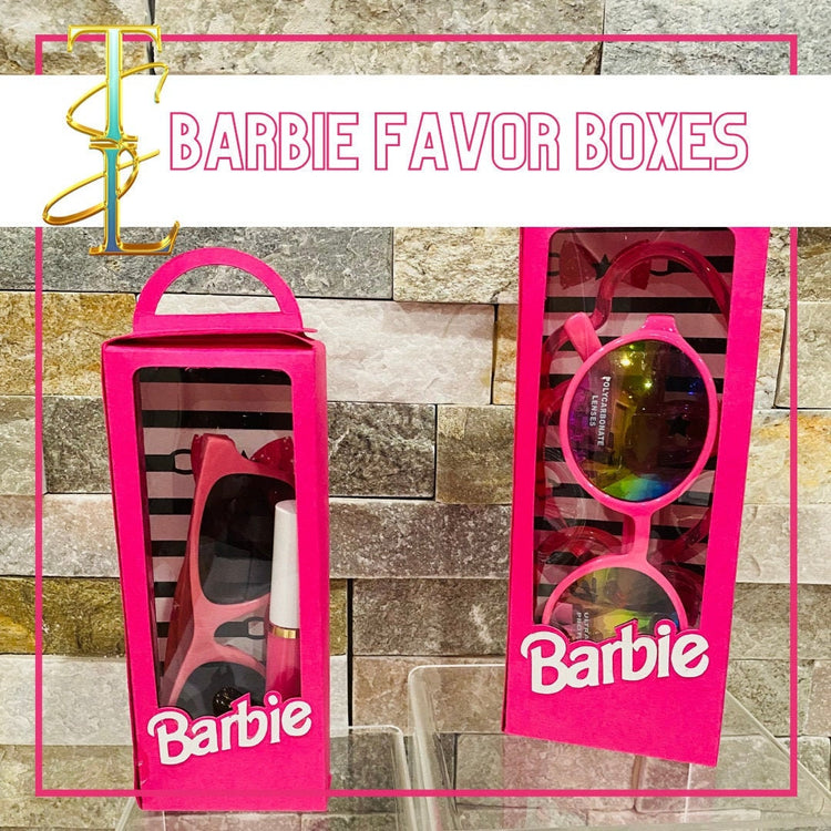 SLIM BARBIE Box Party Favors Boxes - Doll Box Party Favors (Boxes Only) - Read Listing